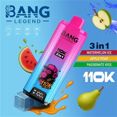 ব্যাং কিংবদন্তি 110 কে 3in1 ডিসপোজেবল ভ্যাপ